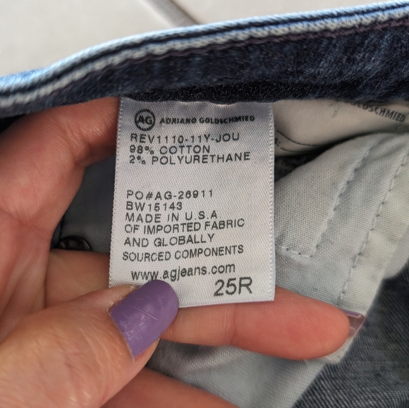 Adriano Goldschmied The Stilt Cigarette Leg Jeans size 25R - Picture 7 of 9